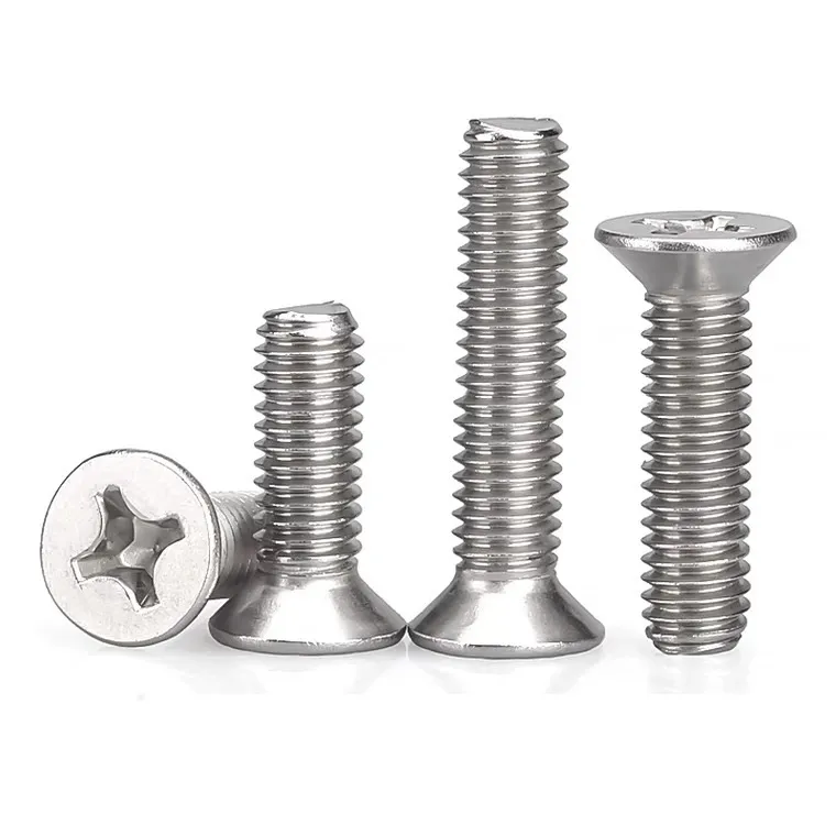 Phillips Cross Stainless Countersunk Screws