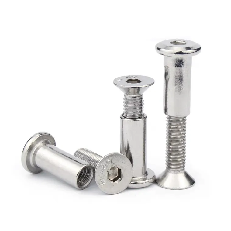 Stainless Steel Countersunk Screws with barrel nuts