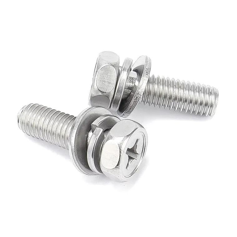 hex head cross screw with washer