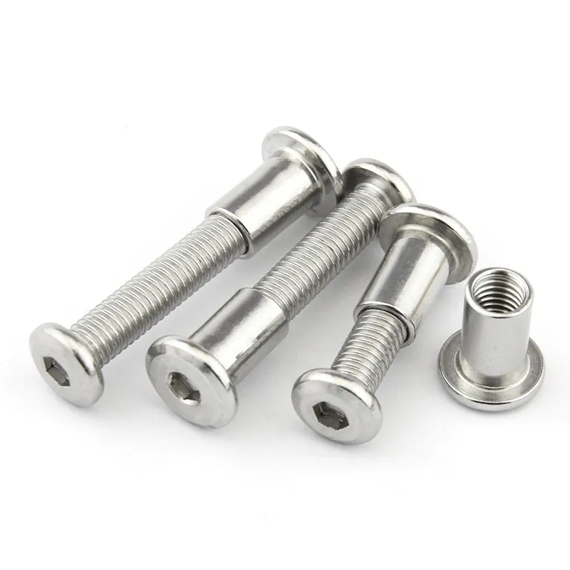 torx barrel stainless steel nuts