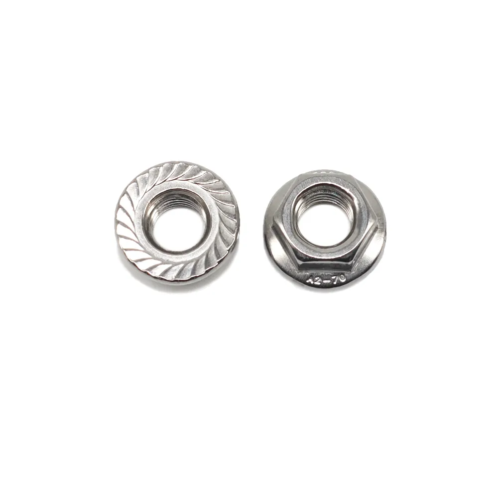 304 Stainless Flange Nuts DIN6923