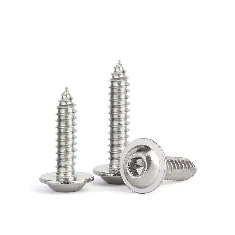 stainless steel wafer head screws