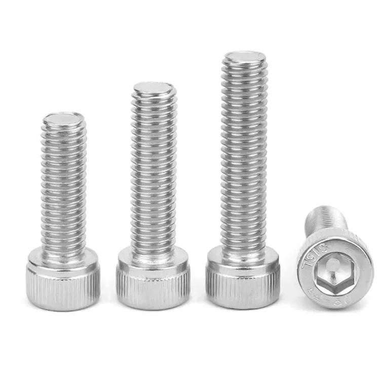 A4-80 Stainless Steel Screw Allen head cap