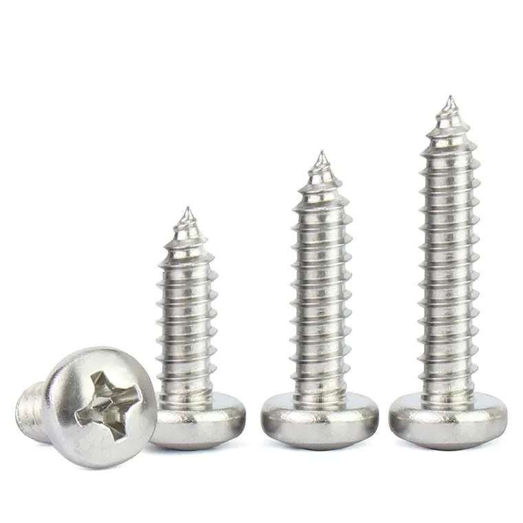 DIN 7981 18-8 self tapping stainless screws