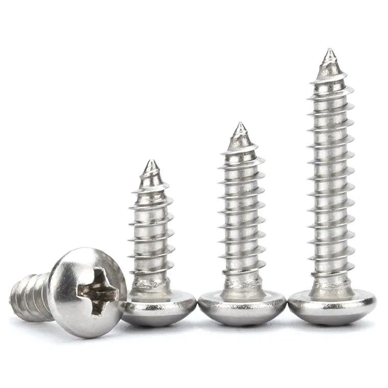 DIN 7981 18-8 self tapping stainless steel screws