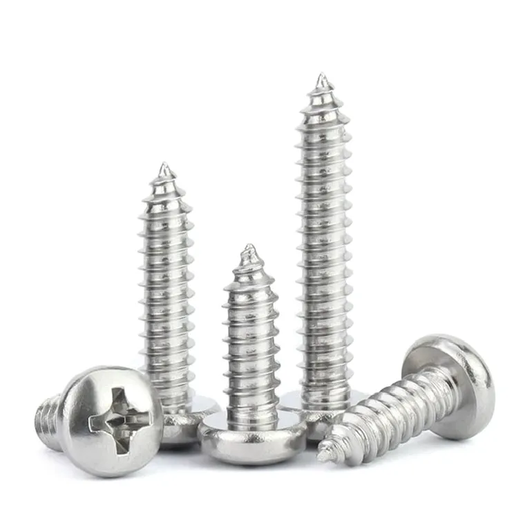 DIN 7981 A2 self tapping stainless screws