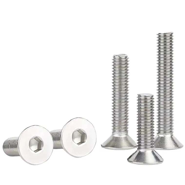 DIN 7991 18-8 stainless steel hexcountersunk head screws