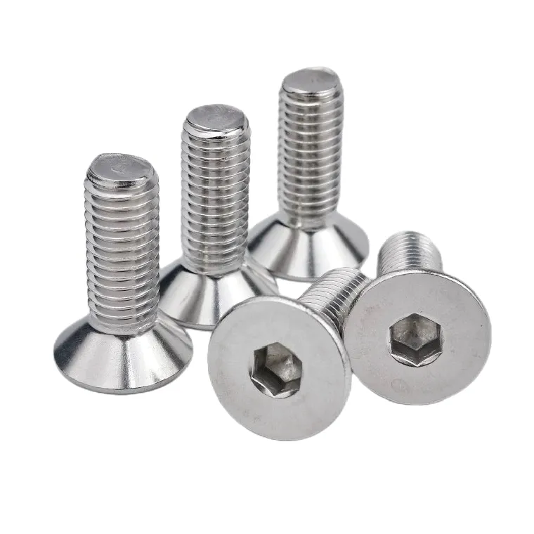 DIN 7991 A2 stainless steel hex countersunk head bolts