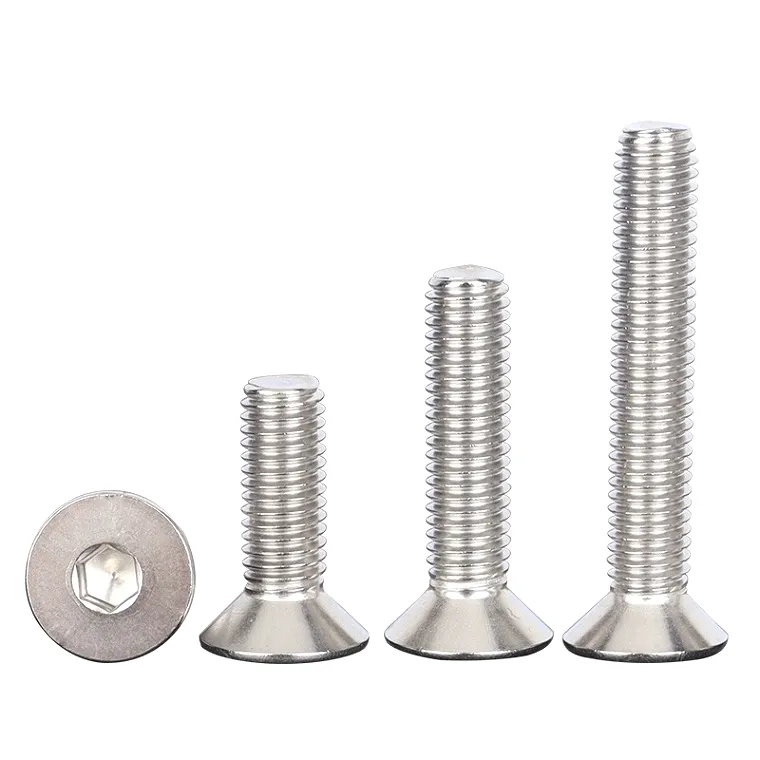 DIN 7991 A2 stainless steel hexagon countersunk head screws