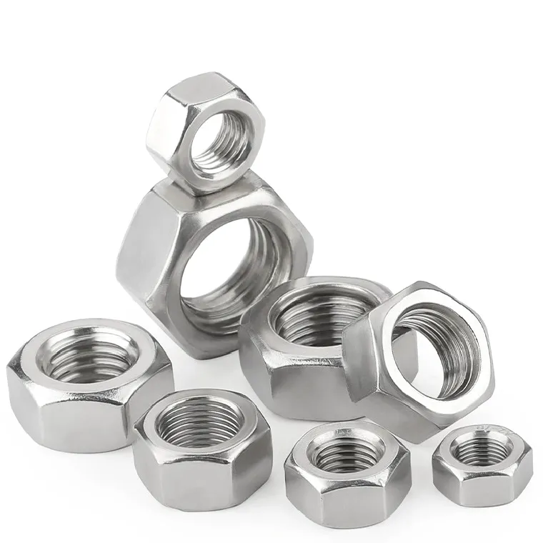 DIN 934 A2-70 Stainless Steel 304 Hex Nuts