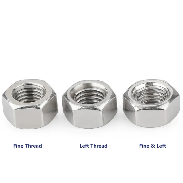 DIN 934 A2-70 Stainless Steel Hexagon Nuts Fine Thread