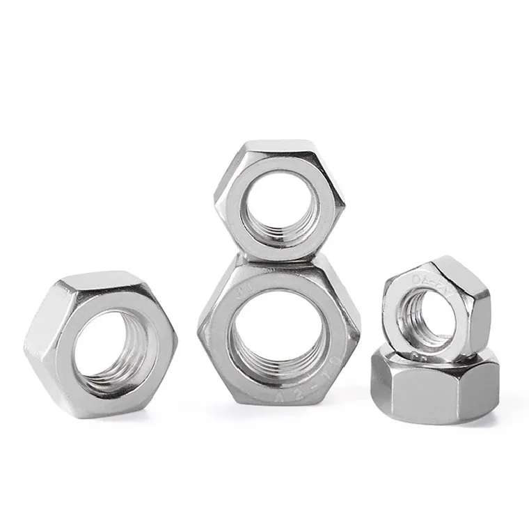 DIN 934 A2-70 Stainless Steel Hexagon Nuts M6