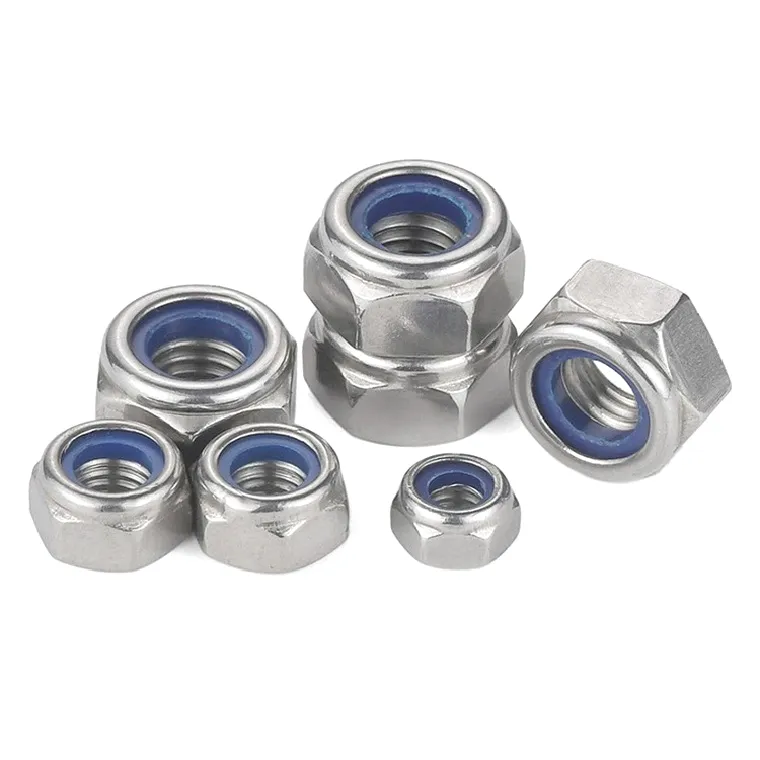 DIN 985 A2 Stainless Steel Nylon Insert Nuts