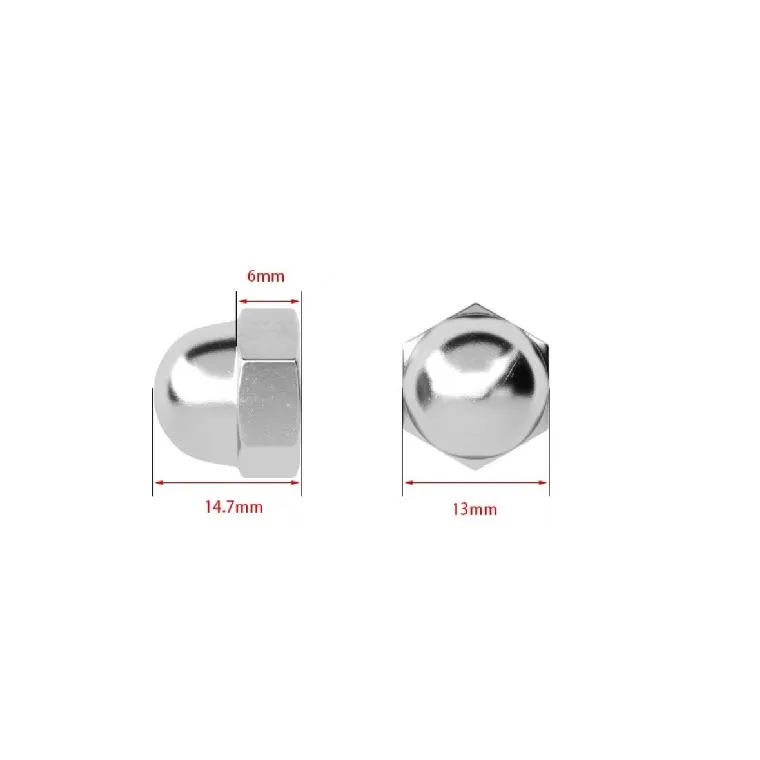 m8 stainless dome nuts