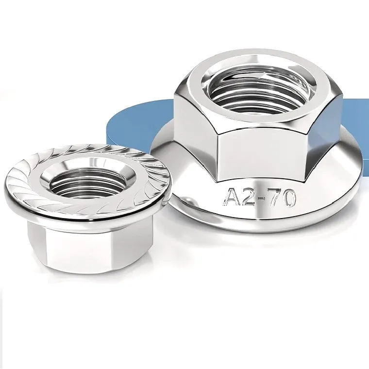 m8 stainless steel flange nuts