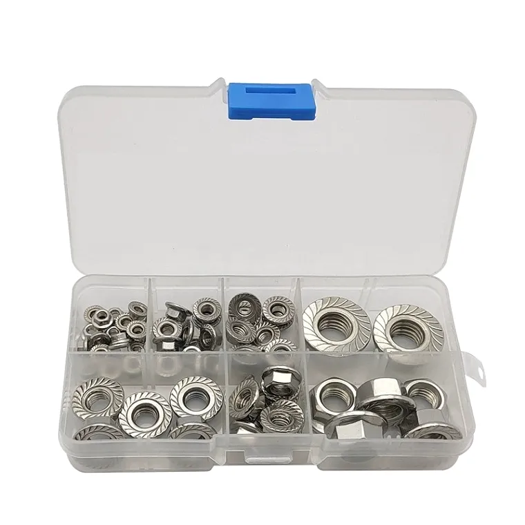 m6 stainless steel flange nuts