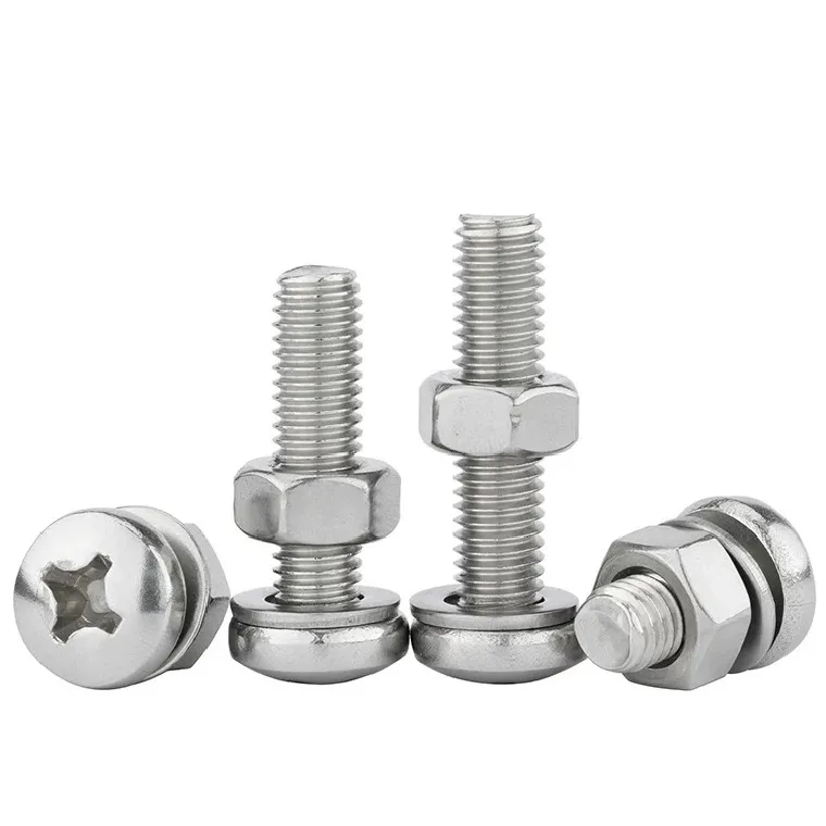 Stainless Steel Phillips Pan Head Machine Screws And Nuts