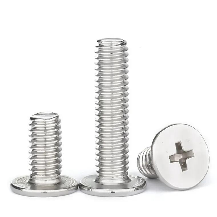 Stainless phillips thin Head Machine Screws