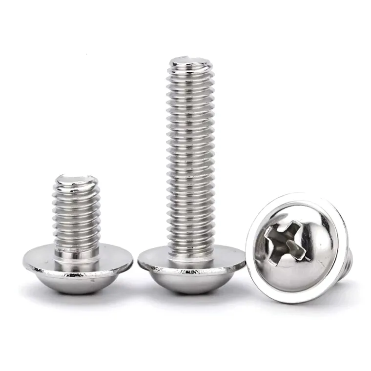 stainless steel washer head screws